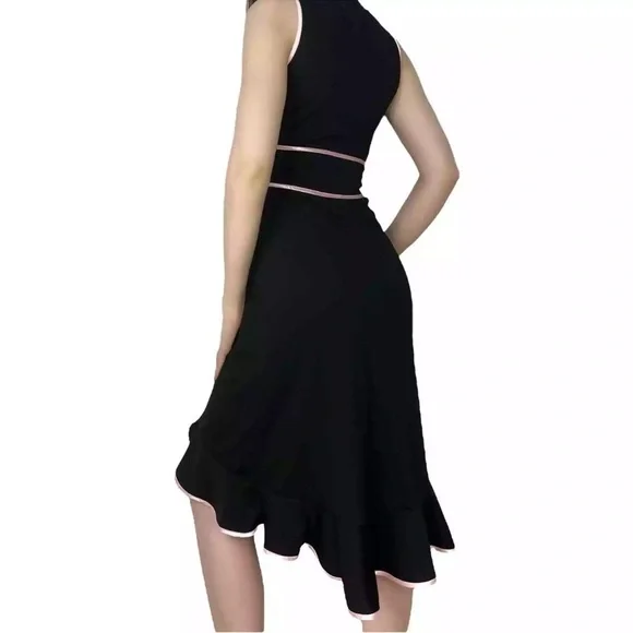 ABS by Allen Schwartz high low asymmetrical cocktail dress - Picture 2 of 10